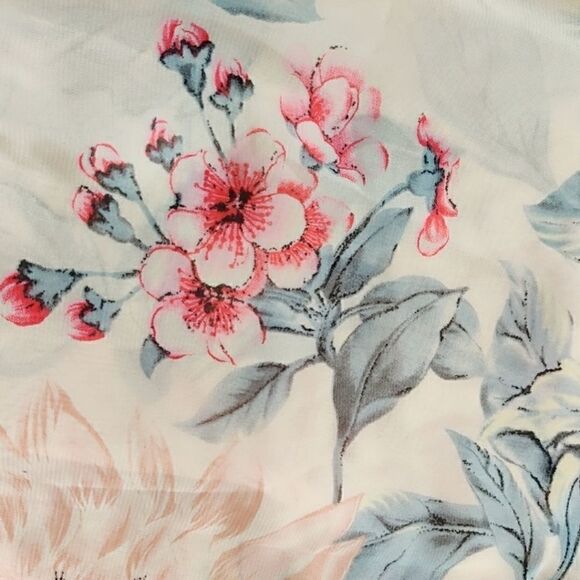 Studio Y jewel embellished floral blouse M - Picture 7 of 12